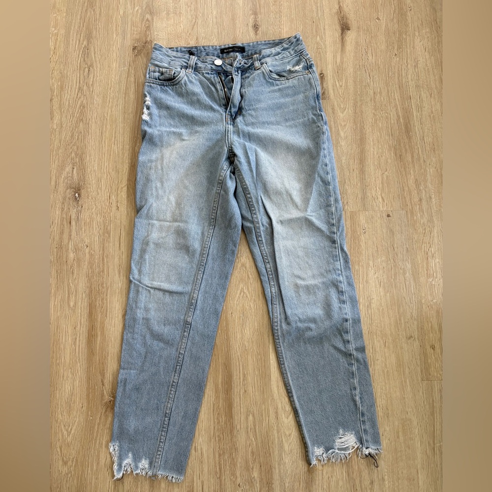 Bluenotes Distressed Women’s Mom Jeans
